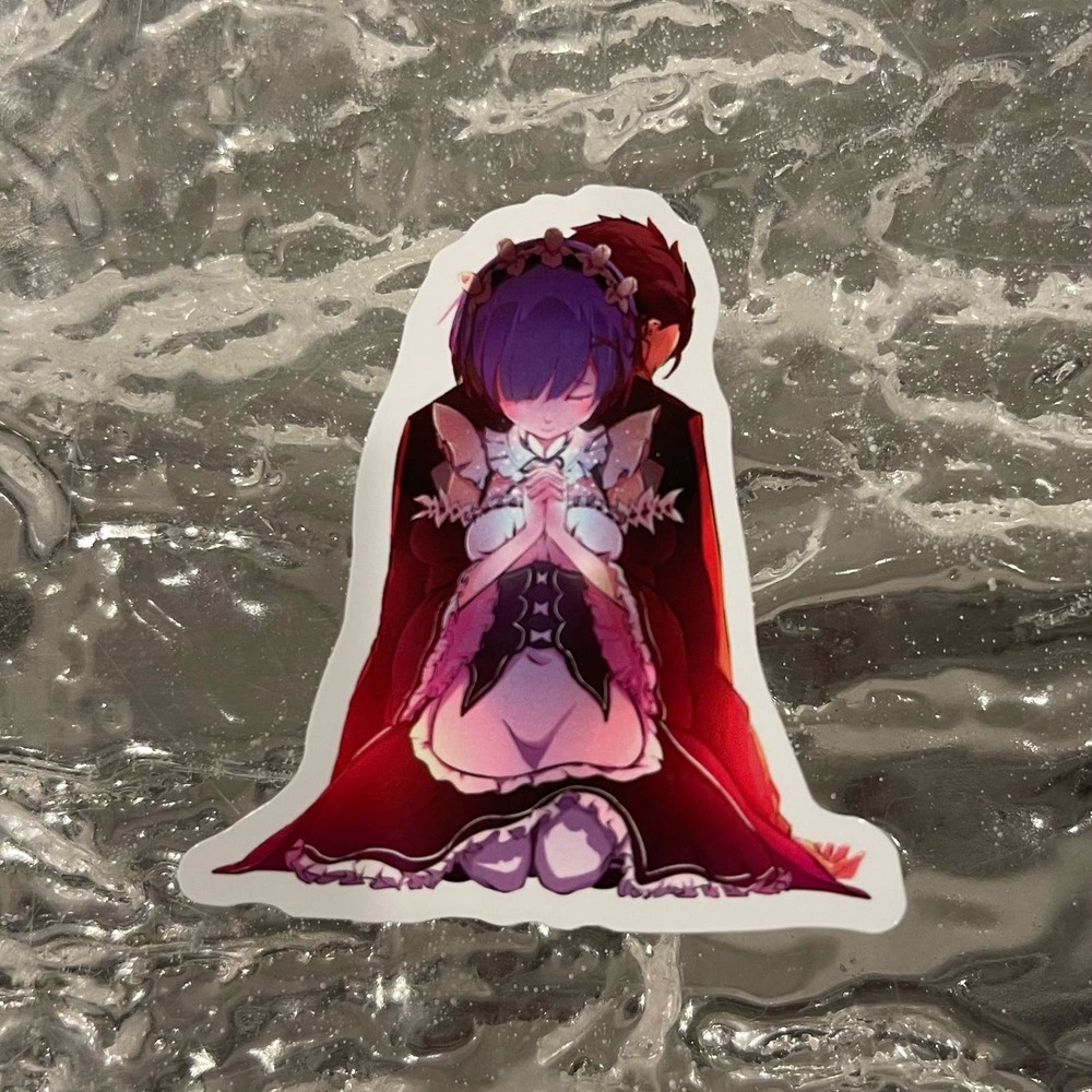 5/$10 Waterproof Vinyl Sticker- Subaru X REM Re:Life in A Different World